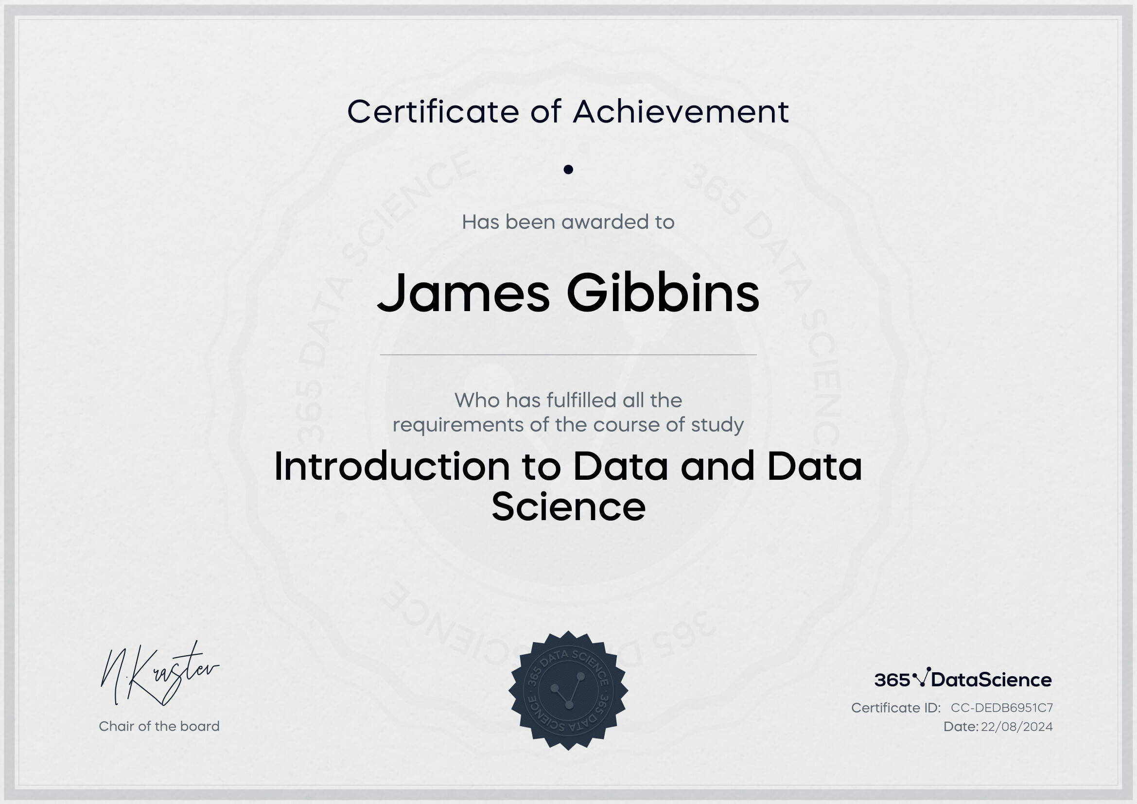 365 Data Science Introduction to Data and Data Science