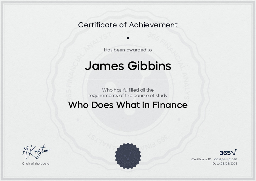 365 Finance What Does What In Finance